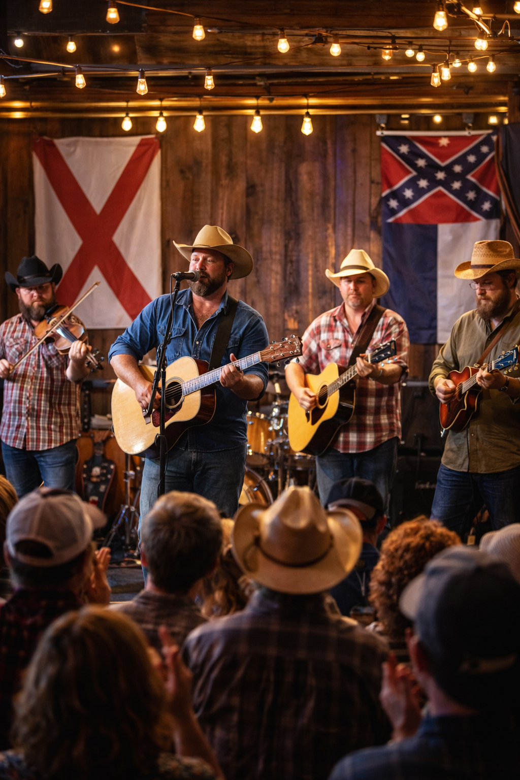 南部のライブカルチャーを思わせる風景