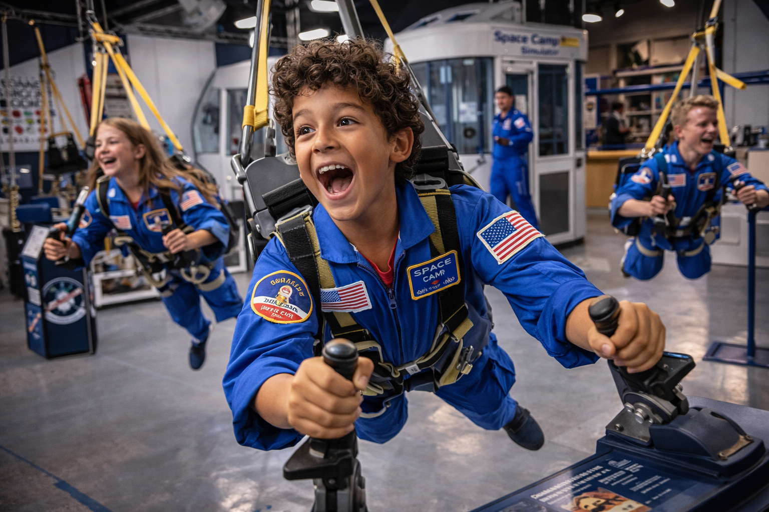 Space Camp の訓練のエネルギーを感じる風景